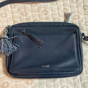 The Sak two tone Blue leather purse